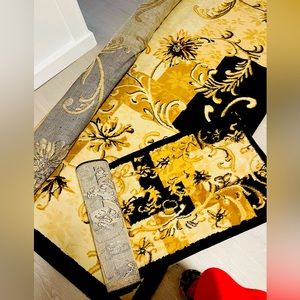 Brand new beautiful area rug and runner